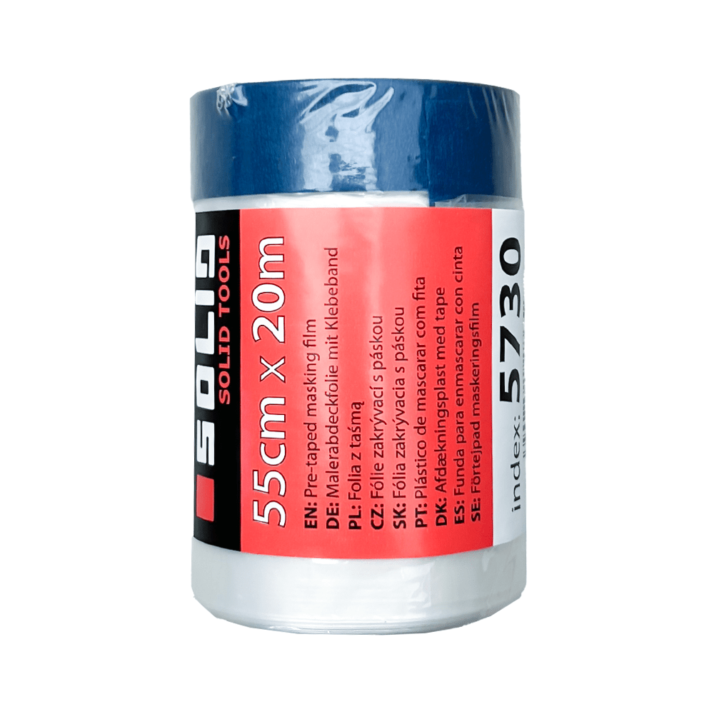 10 x Maler Abdeckfolie mit Klebeband – 2-in-1, UV-beständig & wasserfest
