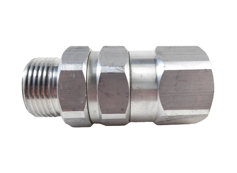 Adapterkupplung als Drehgelenk für Feinputzgeräte