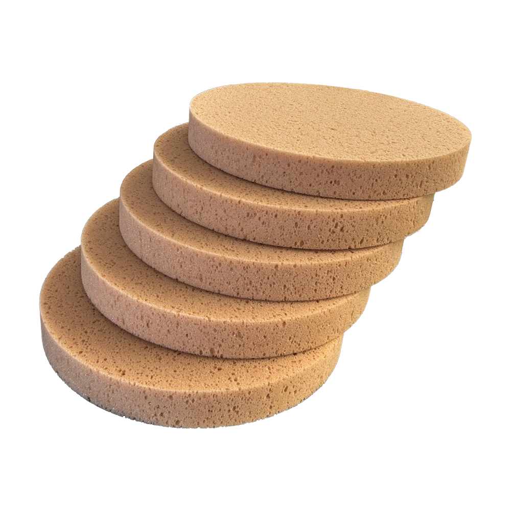 Schwammscheibe fein mit Klett 400 x 50 mm hell Eibenstock Putzglättmaschine filzen