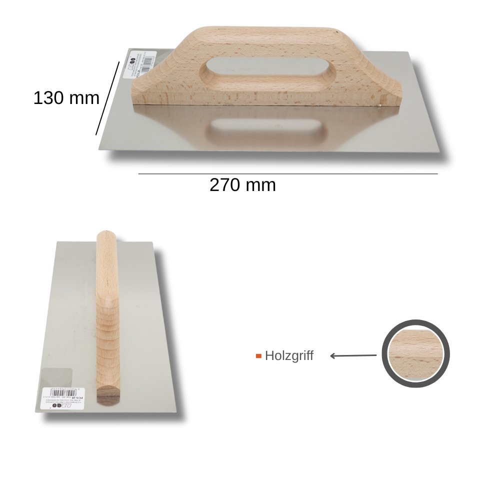 Argo Glättekelle 270 mm x 130 mm
