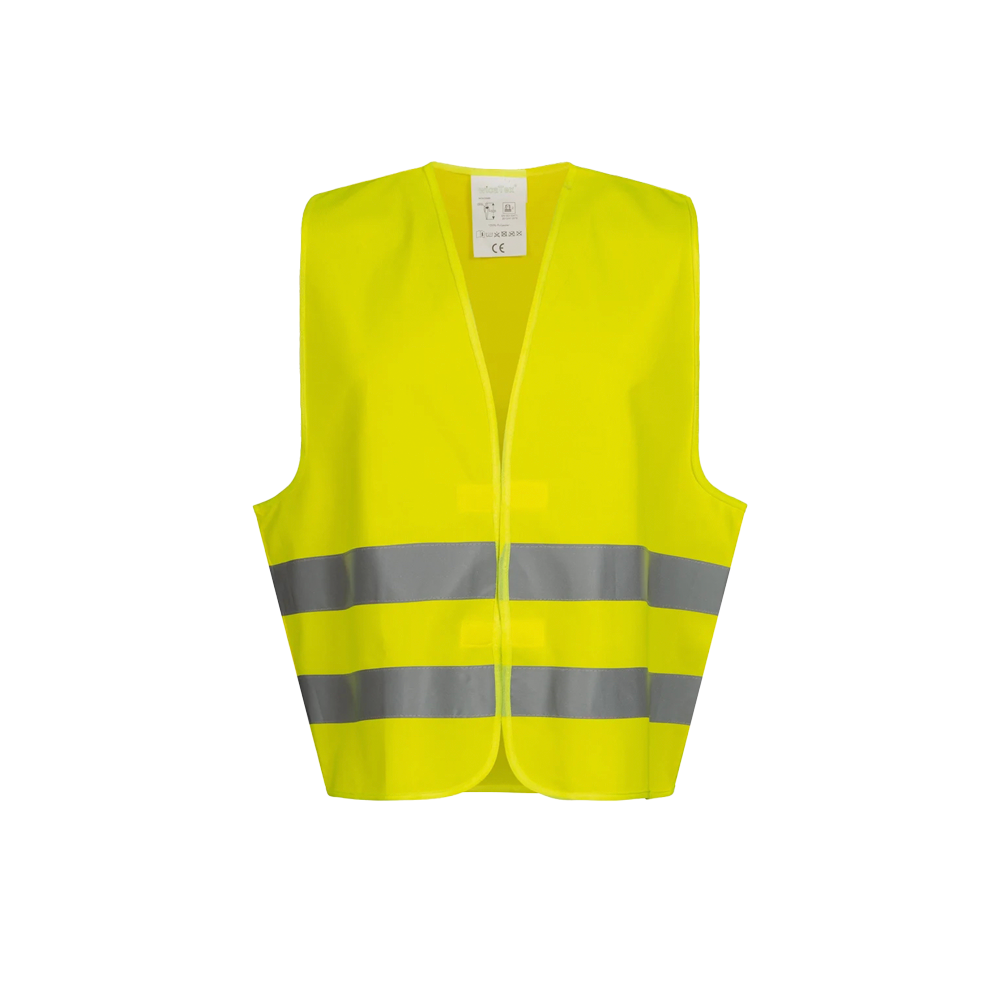 WICA-TEX® Warnschutzweste Gelb – EN ISO 20471 Klasse 2