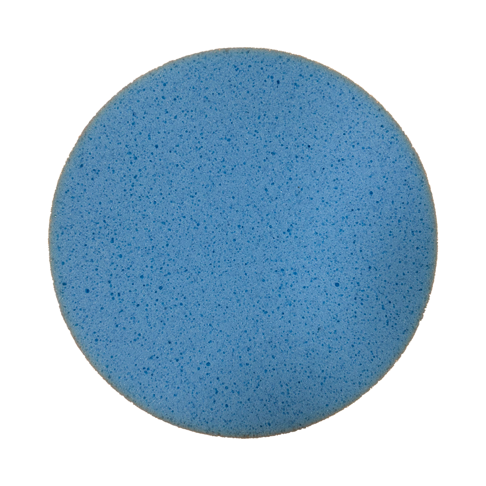 Schwammgummischeibe mit Klett 400 x 50 mm Blau (Eibenstock etc.)