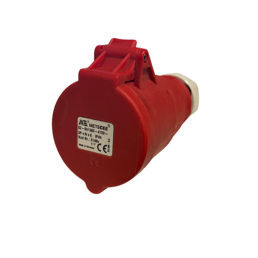 CEE Starkstrom Kupplung 400V 32A 5-polig IP44