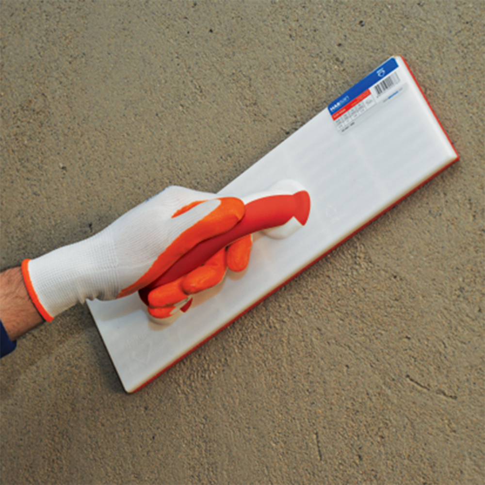 DEKOR Reibebrett mit extra hartem Schwammgummibelag – 150 x 225 mm / 100 x 370