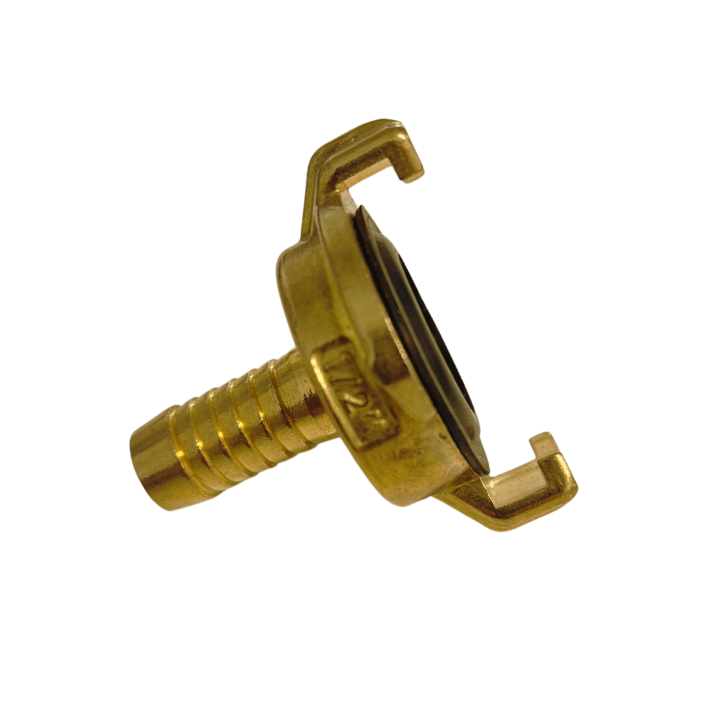 GEKA®-Schlauchstück | Messing Schnellkupplung 3/4"- 19mm, 1/2"- 13mm, 3/8"- 10mm