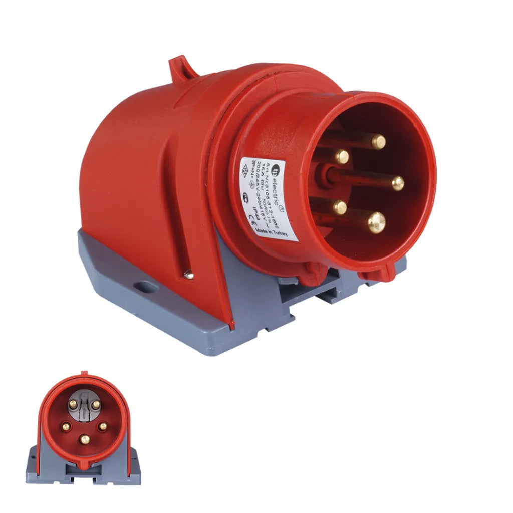 TP Electric Wandstecker 354 32A, 5p, 6h, 400V, IP44