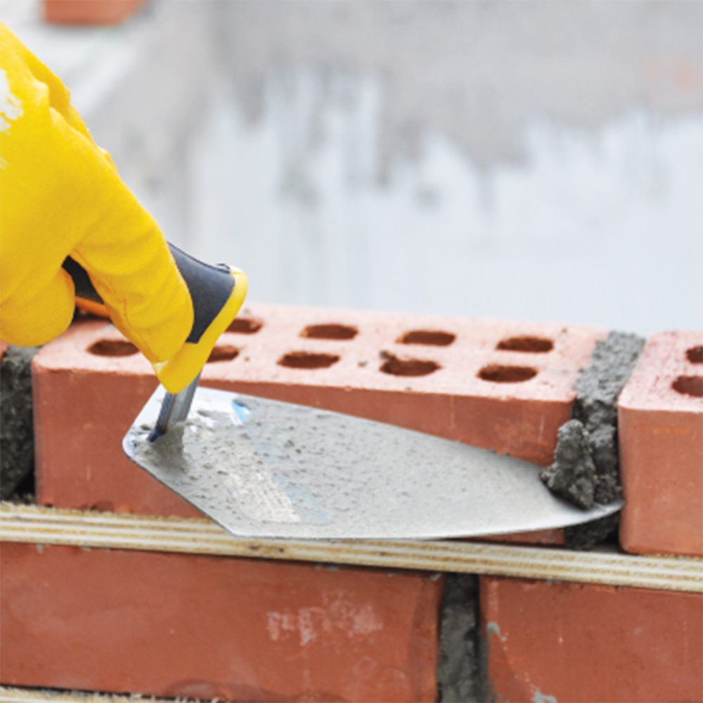 Maurerkelle - Spitzkelle Kunstoffgrif (130 mm, 180 mm, 260 mm)