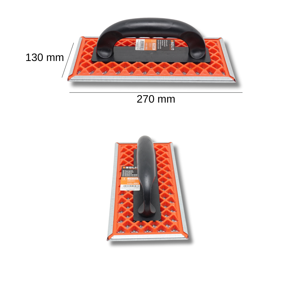 SOLID Schleifbrett mit Durchgangsbohrungen 130 x 270 mm
