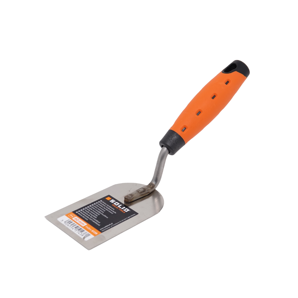 Rostfreie Stukkateurspachtel, 2K-Griff, 60mm