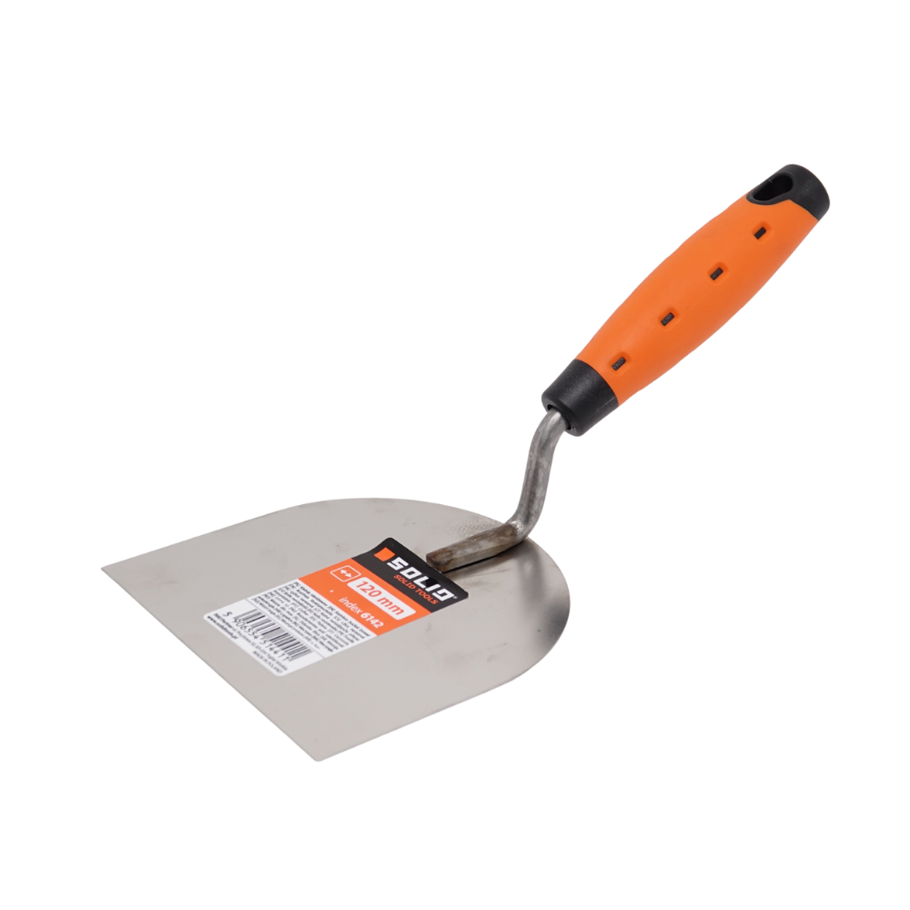 Rostfreie Stukkateurspachtel, 2K-Griff, 120mm