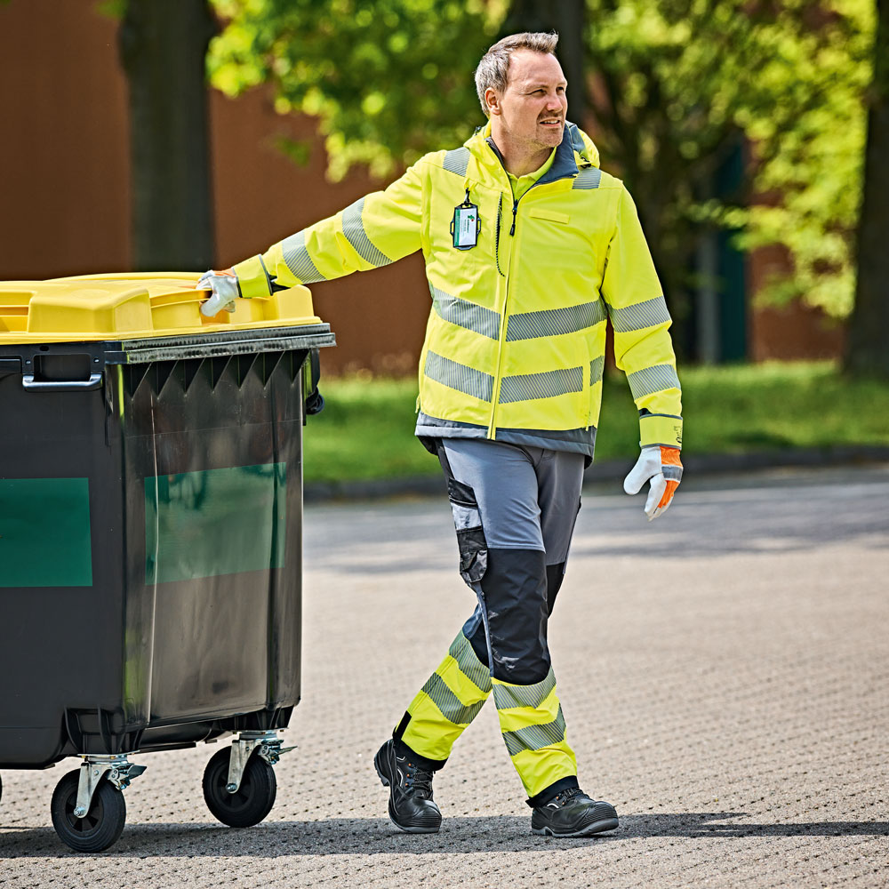 ANDOMAR Warnschutzjacke 2-in-1