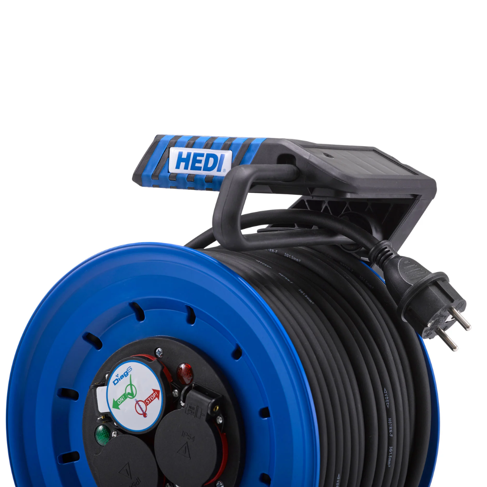 HEDI Vollkunststoff-Kabeltrommel Generation 7 Companion Ø 25 cm