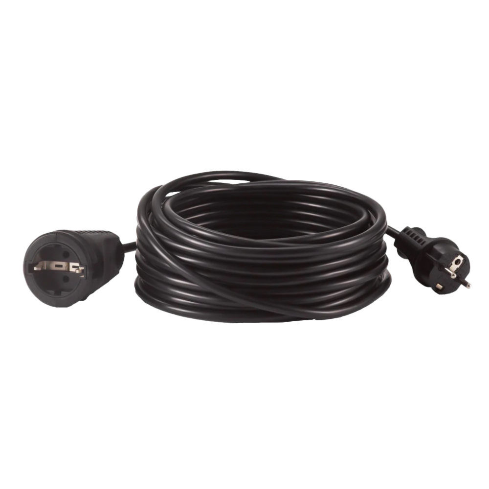 HEDI Verlängerungsleitung Wechselstrom H07RN-F 3G1,5 schwarz/rot