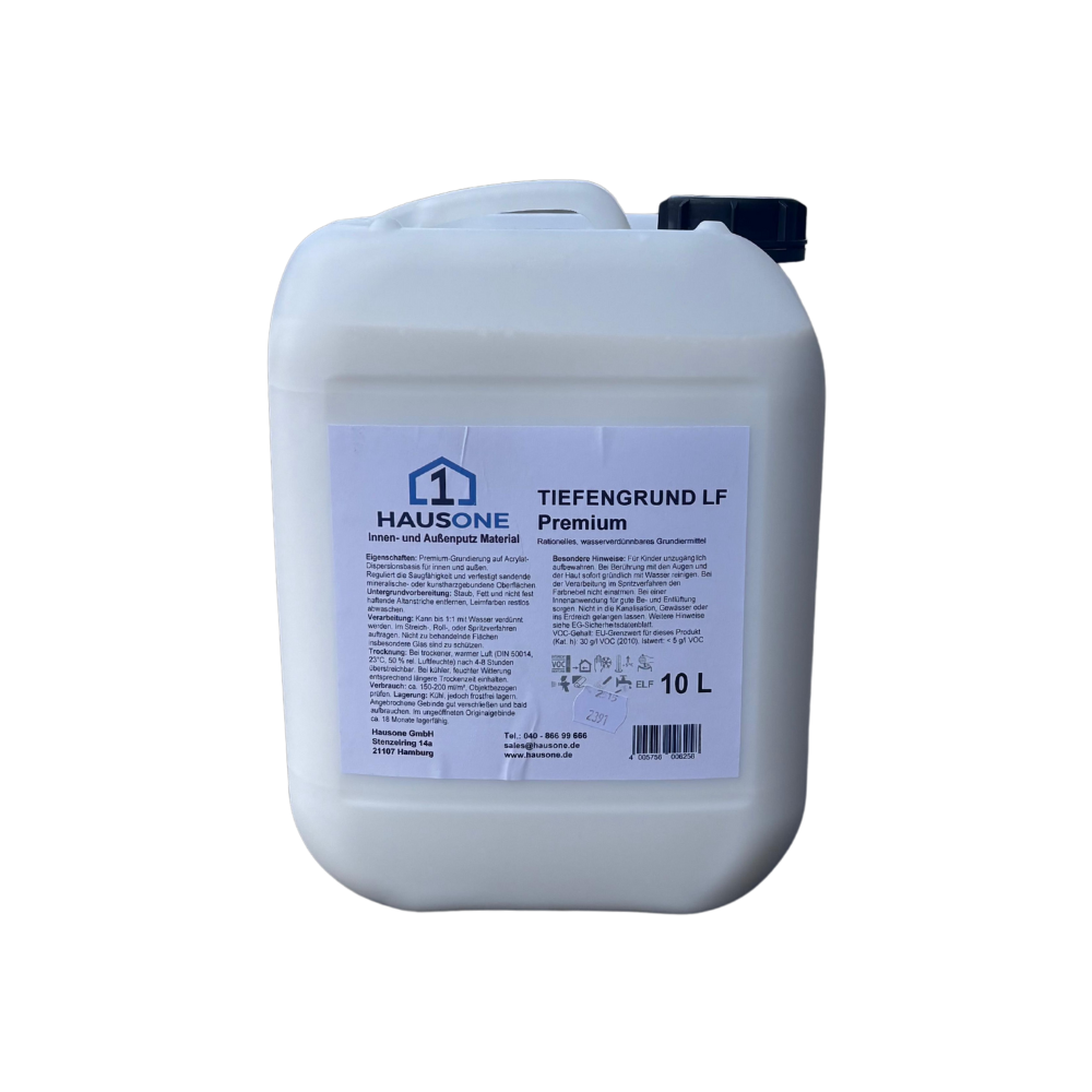 Premium Tiefengrund LF 10L Konzentrat – Grundierung für innen & außen