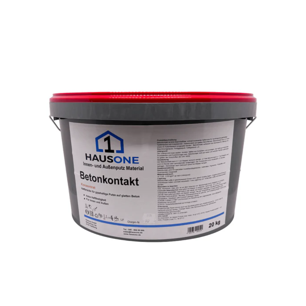 Betonkontakt Konzentrat – Haftbrücke für glatten Beton & Gipsputz, 20 kg