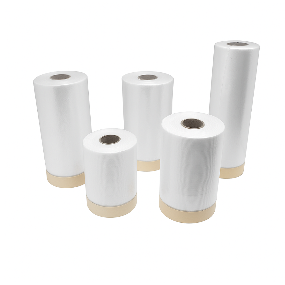 Goldband Masker Malerband mit Abdeckfolie