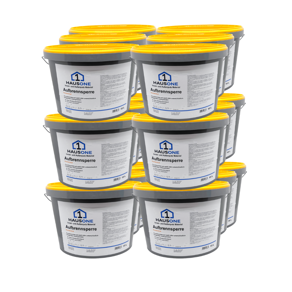 Aufbrennsperre KONZENTRAT Palette Grundierung für Innen & Außen, 15L