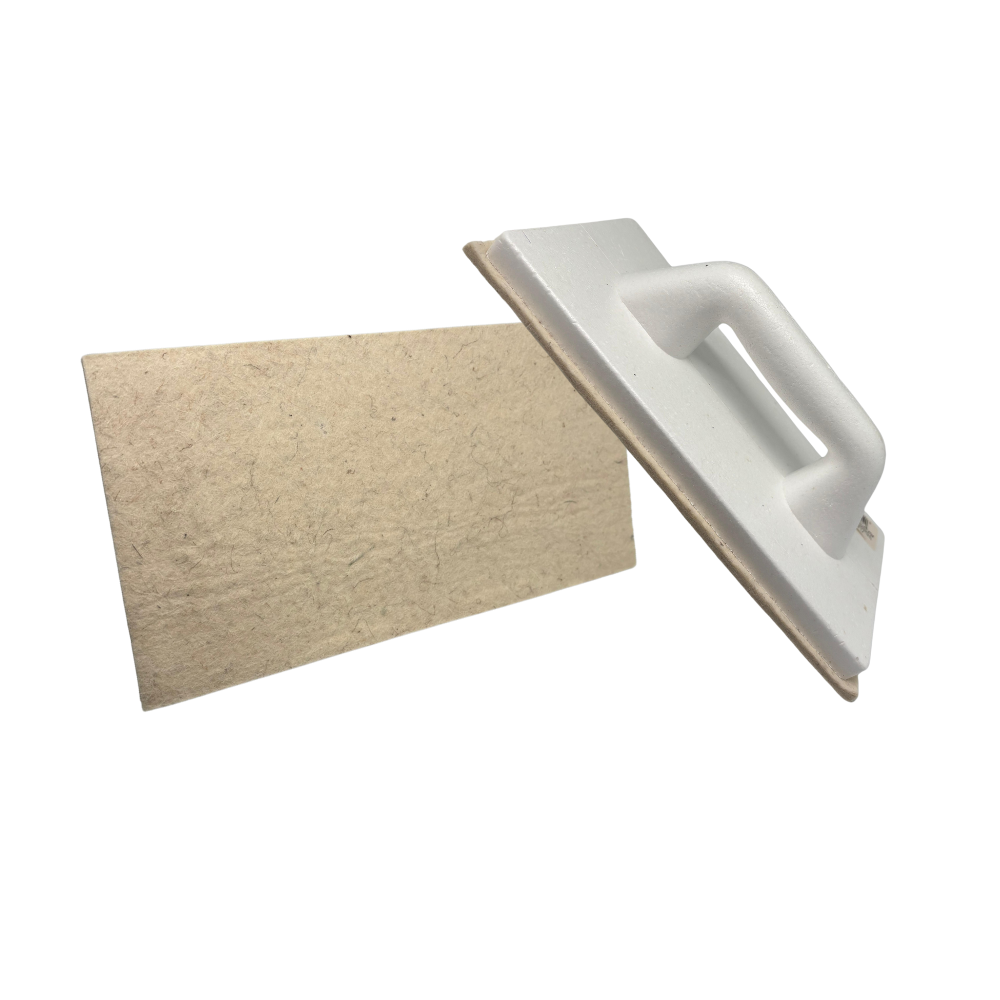 ARGO Styropor Reibebrett mit Filzbelag 270 x 140 mm Filzbrett