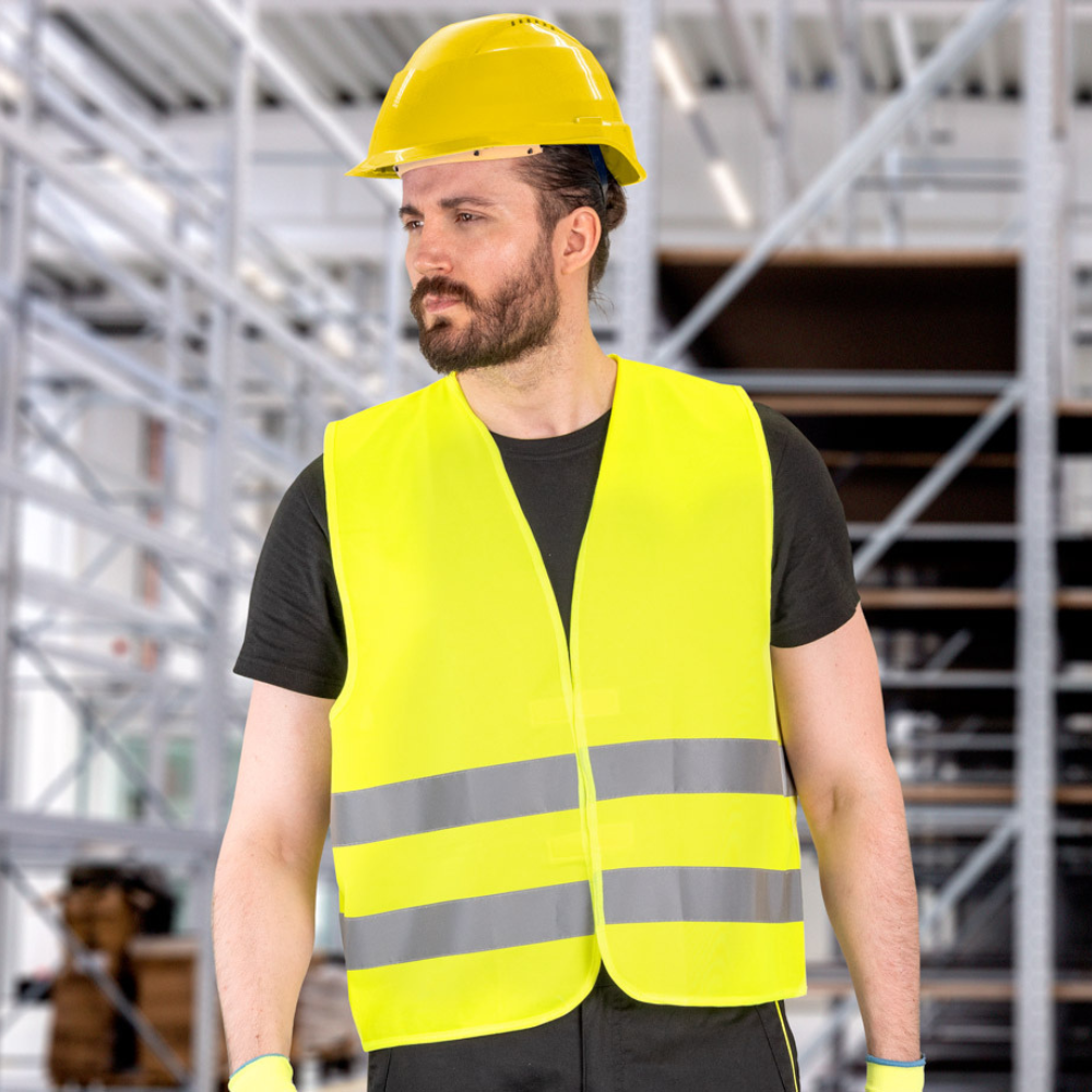 WICA-TEX® Warnschutzweste Gelb – EN ISO 20471 Klasse 2