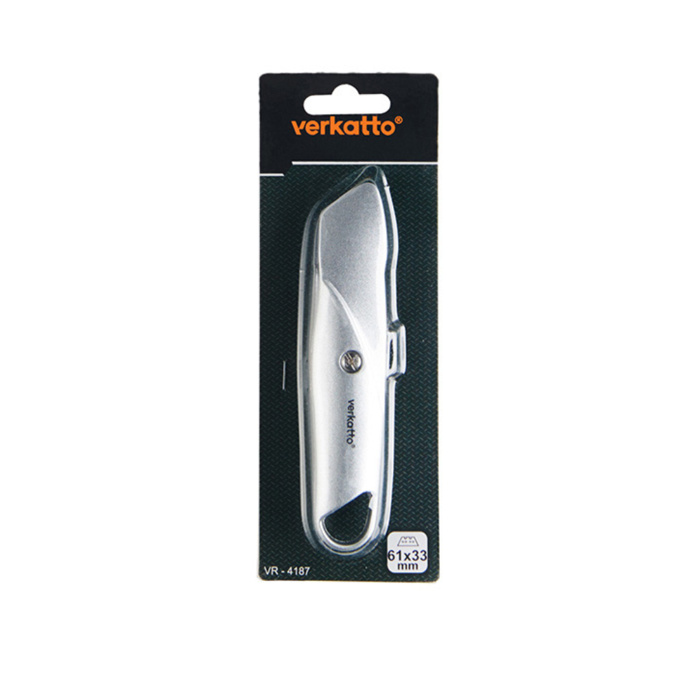 Alu. Teppichmesser mit Trapezklinge 61x33 mm