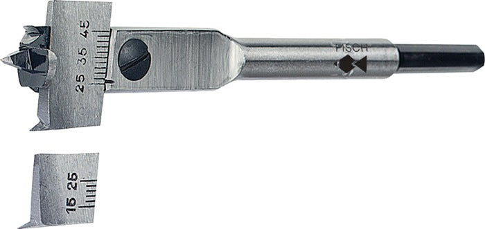 Zentrumbohrer Type 0500 Schaft 6-kant