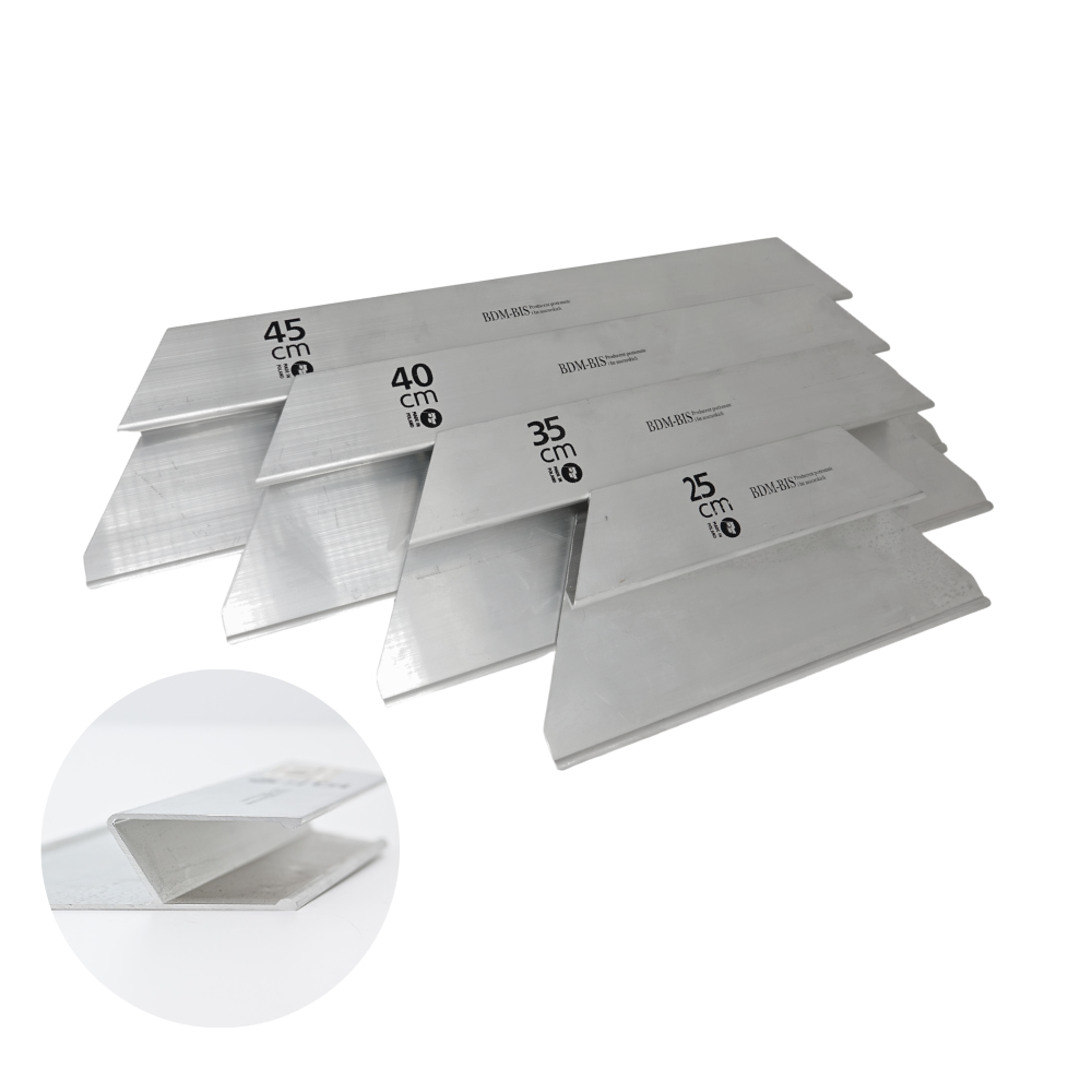 H-Profil Kartätsche 45/40/35/25 cm