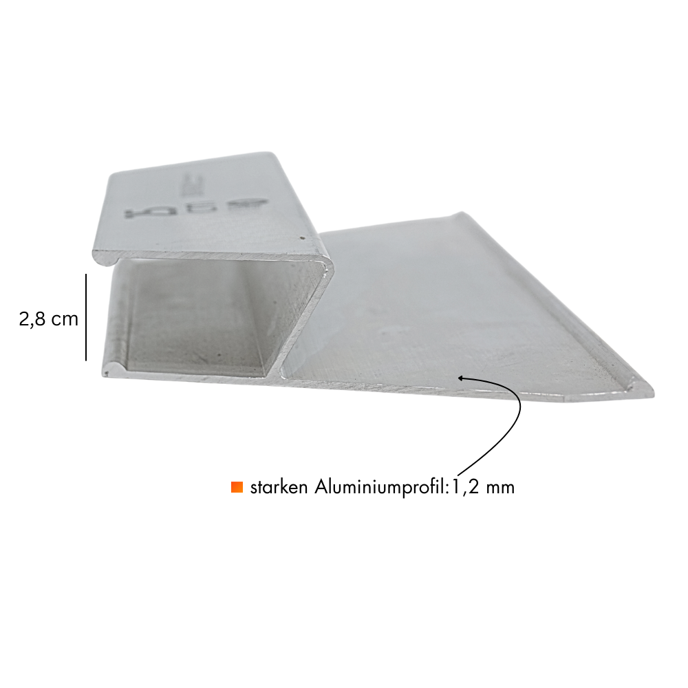 H-Profil Kartätsche 45/40/35/25 cm
