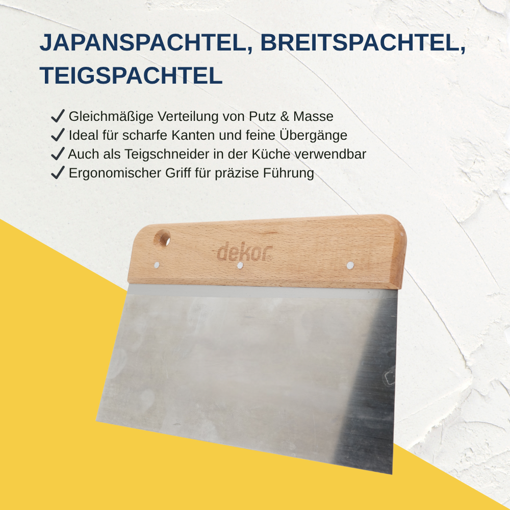 Japanspachtel 170mm-300mm - Breitspachtel, Teigspachtel, DK-252