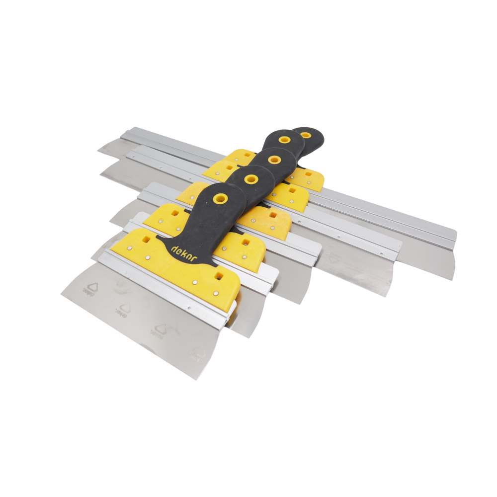 Flächenspachtel mit ergonomischem Kunststoffgriff – 17 cm bis 60 cm