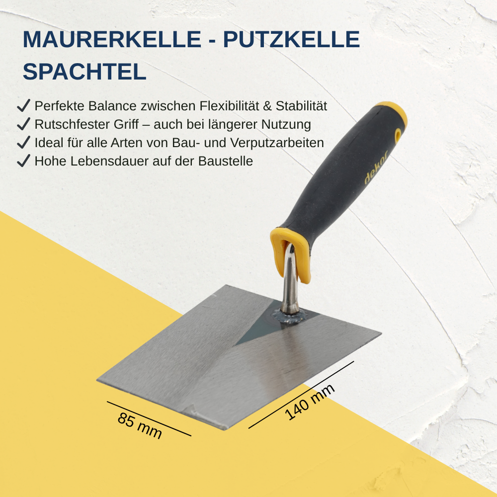 Maurerkelle - Putzkelle Spachtel, DK-380,