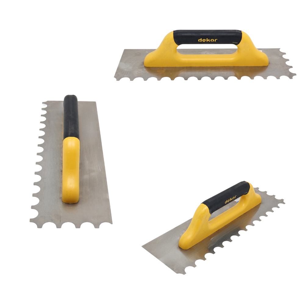 Rostfrei Zahnkelle halbrund mit Softgriff, DK-485