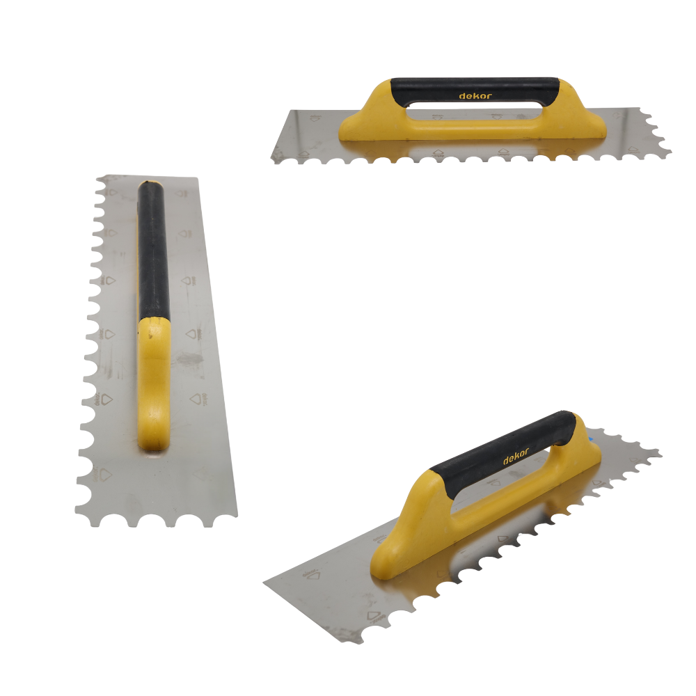 Rostfrei Zahnkelle halbrund mit Softgriff, DK-487