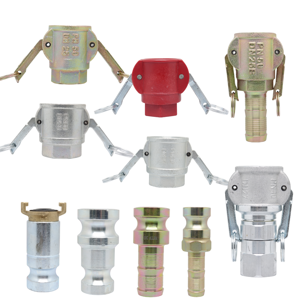 Kupplungen für Mörtelschläuche & Feinputzgerät NW25 & NW35 – IG, Tülle, drehbar