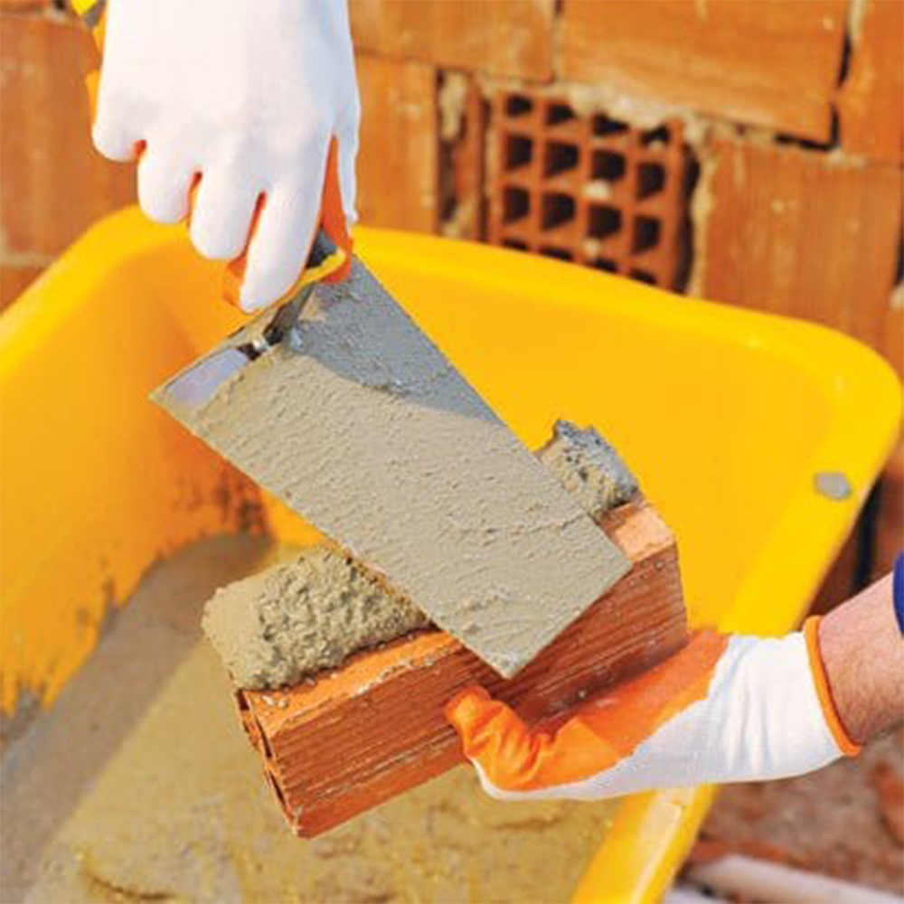 Maurerkelle mit Holzgriff 140 mm