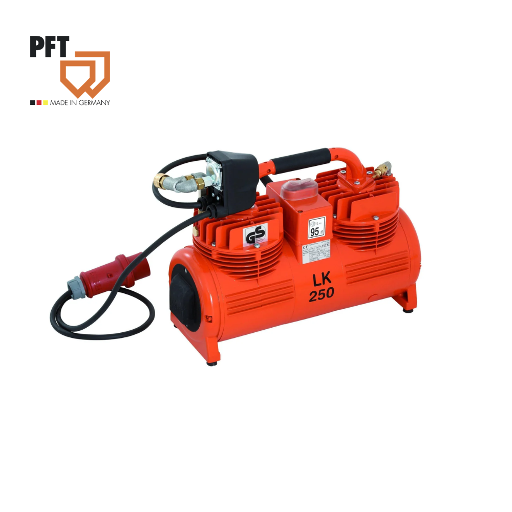PFT Luftkompressor COMP M-250 Handy – 400 V mit Druckabschaltung