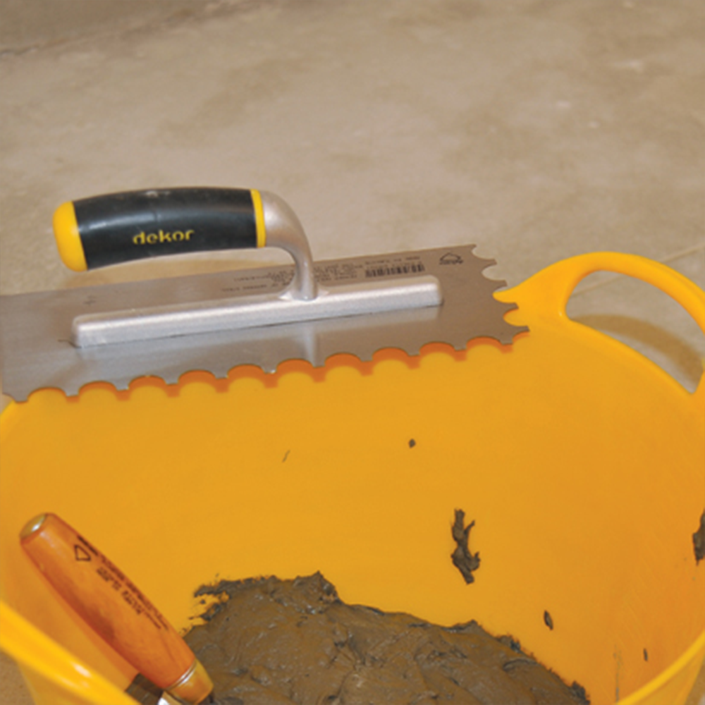 Zahnkelle halbrund mit Aluminiumgriff – Mittelbett-Zahnkelle (295 x 120 mm)