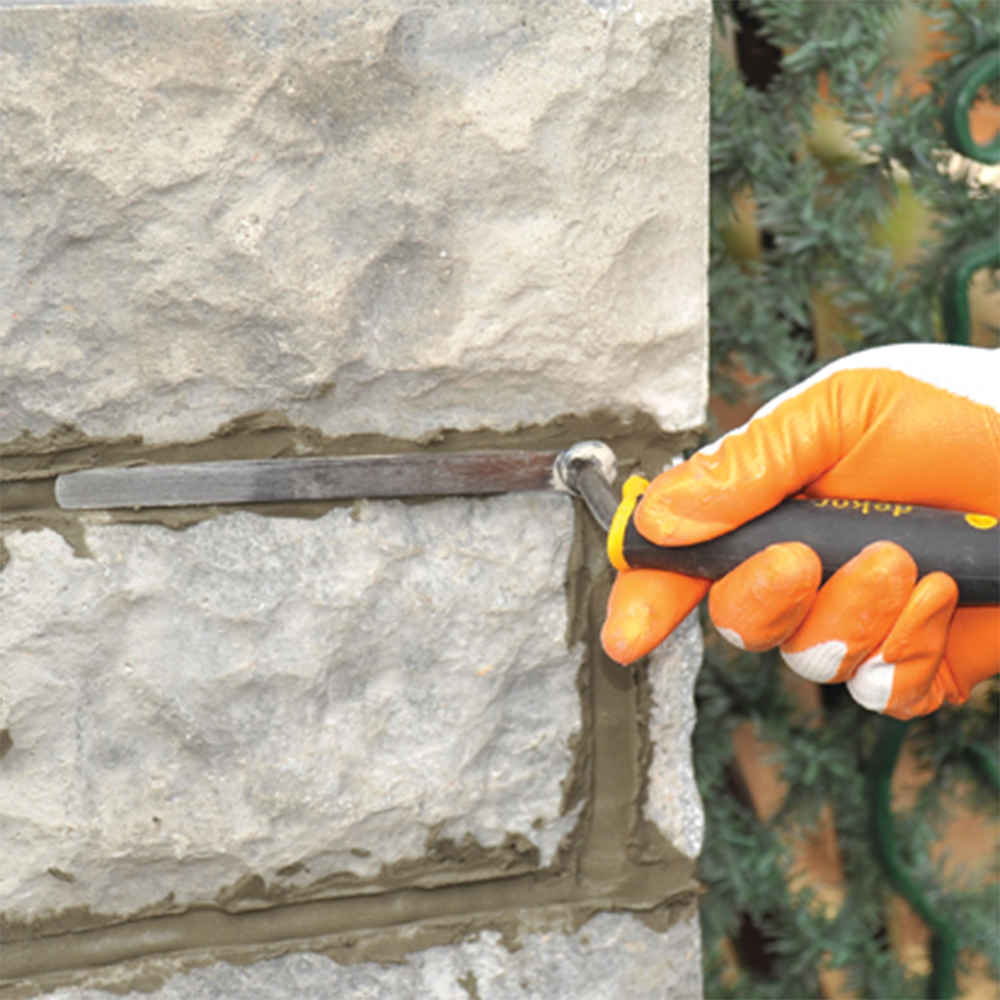 Dänische Fugenkelle 13mm rund Hals