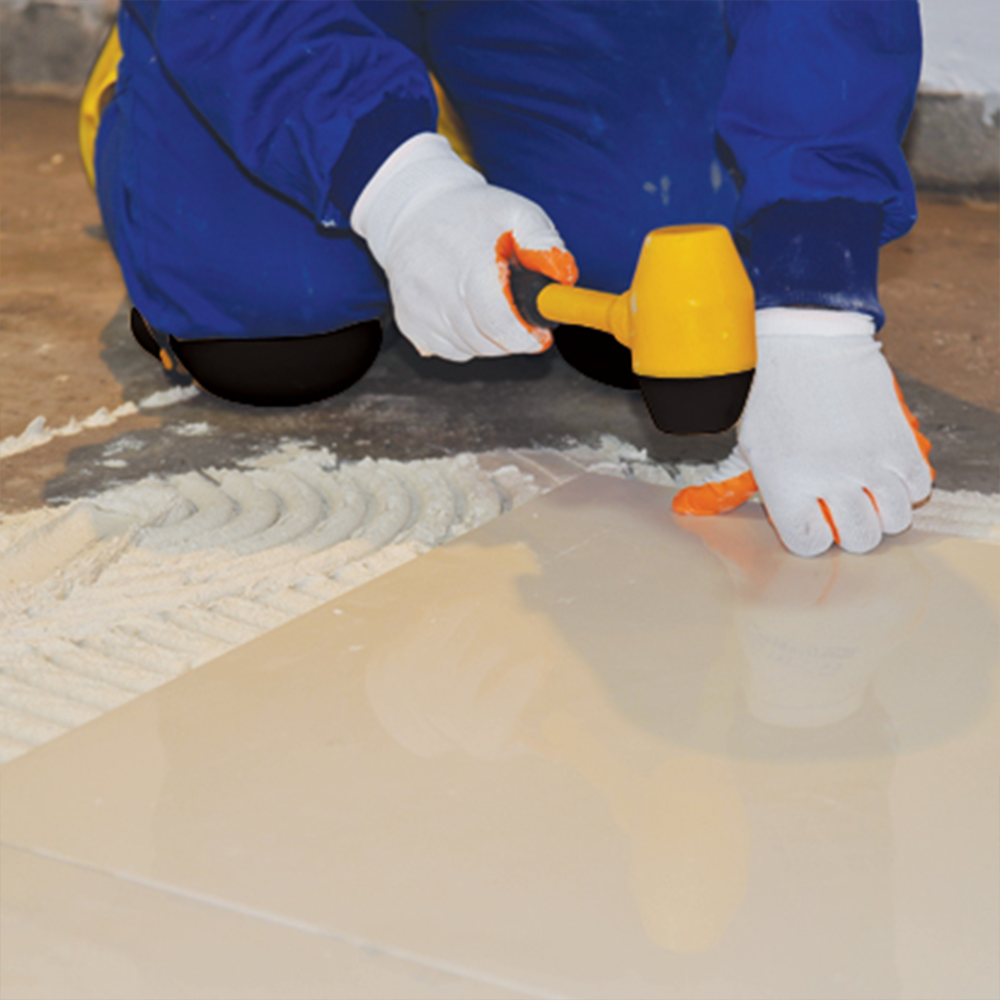 Gummihammer 400g mit Fiberglasstiel