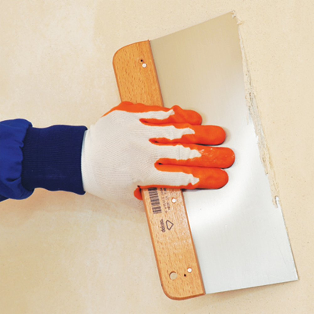 Breitspachtel mit Holzgriff 170 - 300 mm