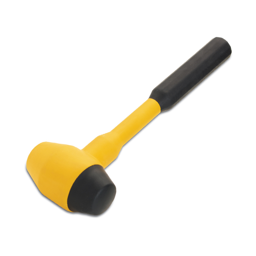 Gummihammer 400g mit Fiberglasstiel