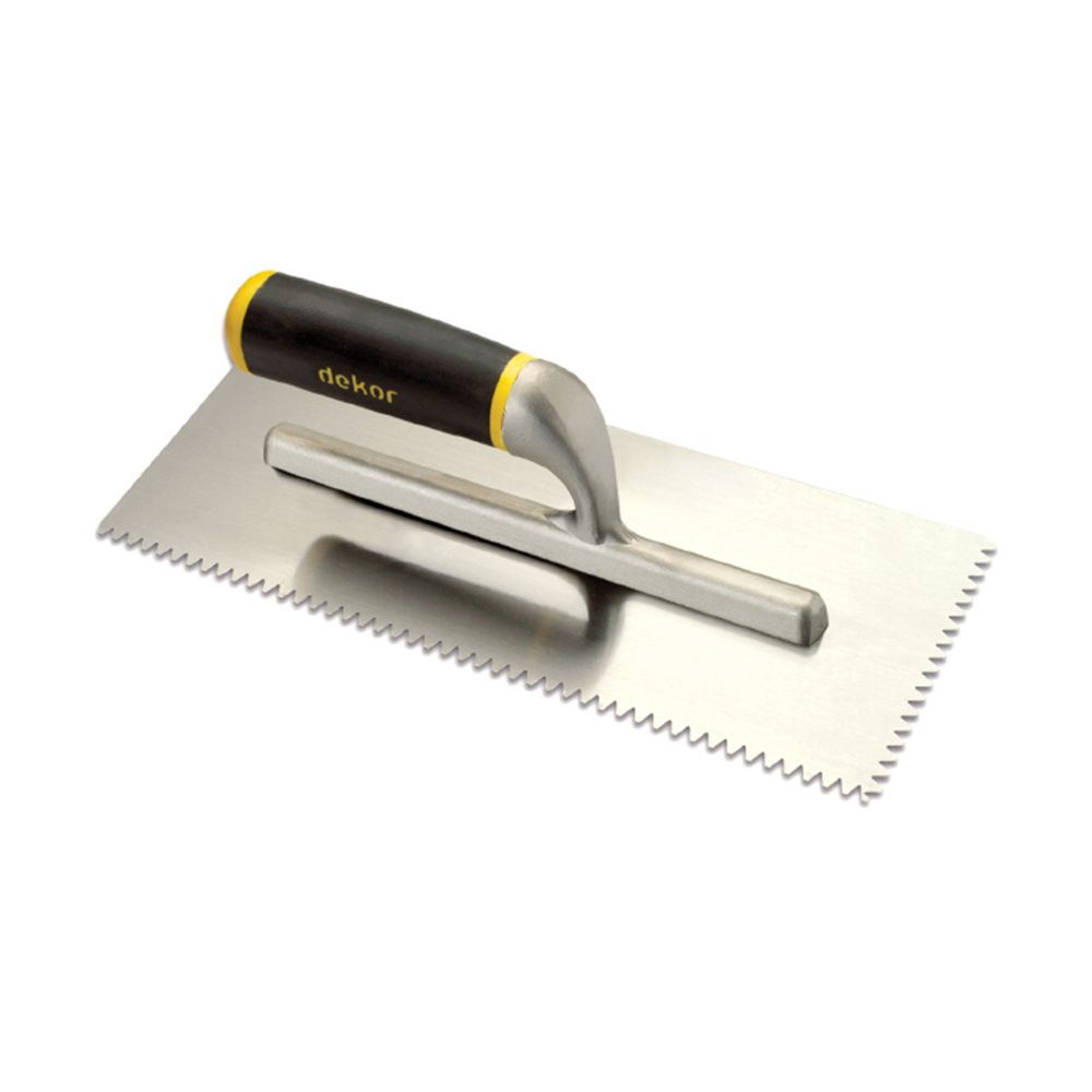 Glättekelle Gezahnt Dreieckzahn Aluminiumgriff