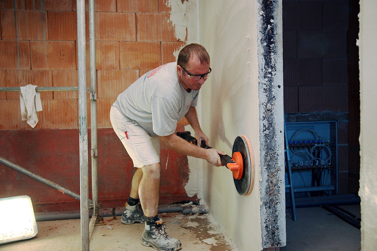 Rokamat PFM C Akku-Putzbearbeitungsmaschine Premium mit 2xAkkus, Ladegäret