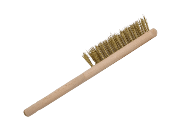 Drahtbürste mit Holzgriff - Stahldraht 260mm SDR3