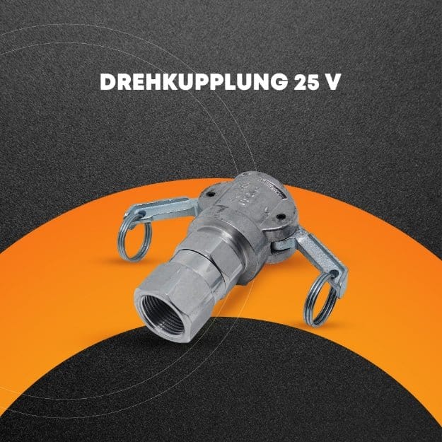 Drehbar Kupplung MT25 360' ALU in 1" 1143