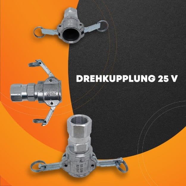 Drehbar Kupplung MT25 360' ALU in 1" 1143