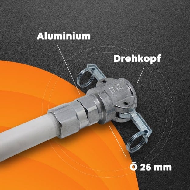 Drehbar Kupplung MT25 360' ALU in 1" 1143