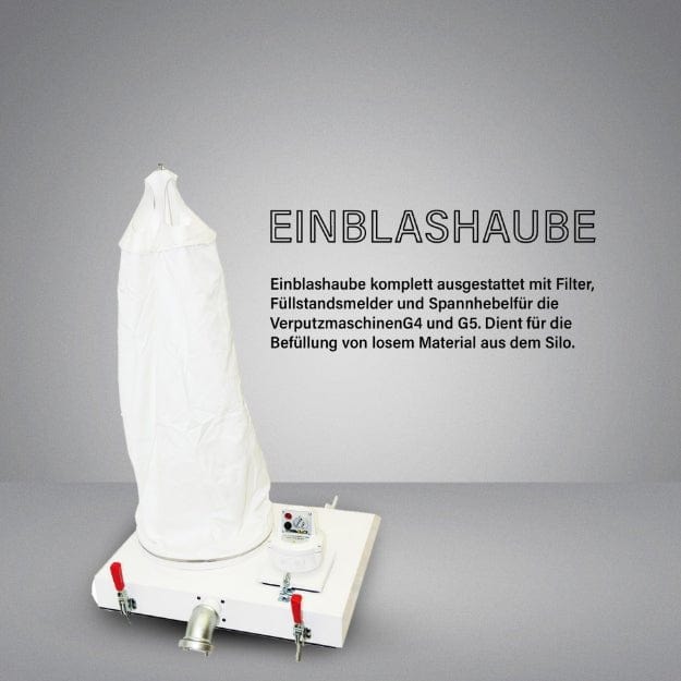 Einblashaube Monohaube komplett