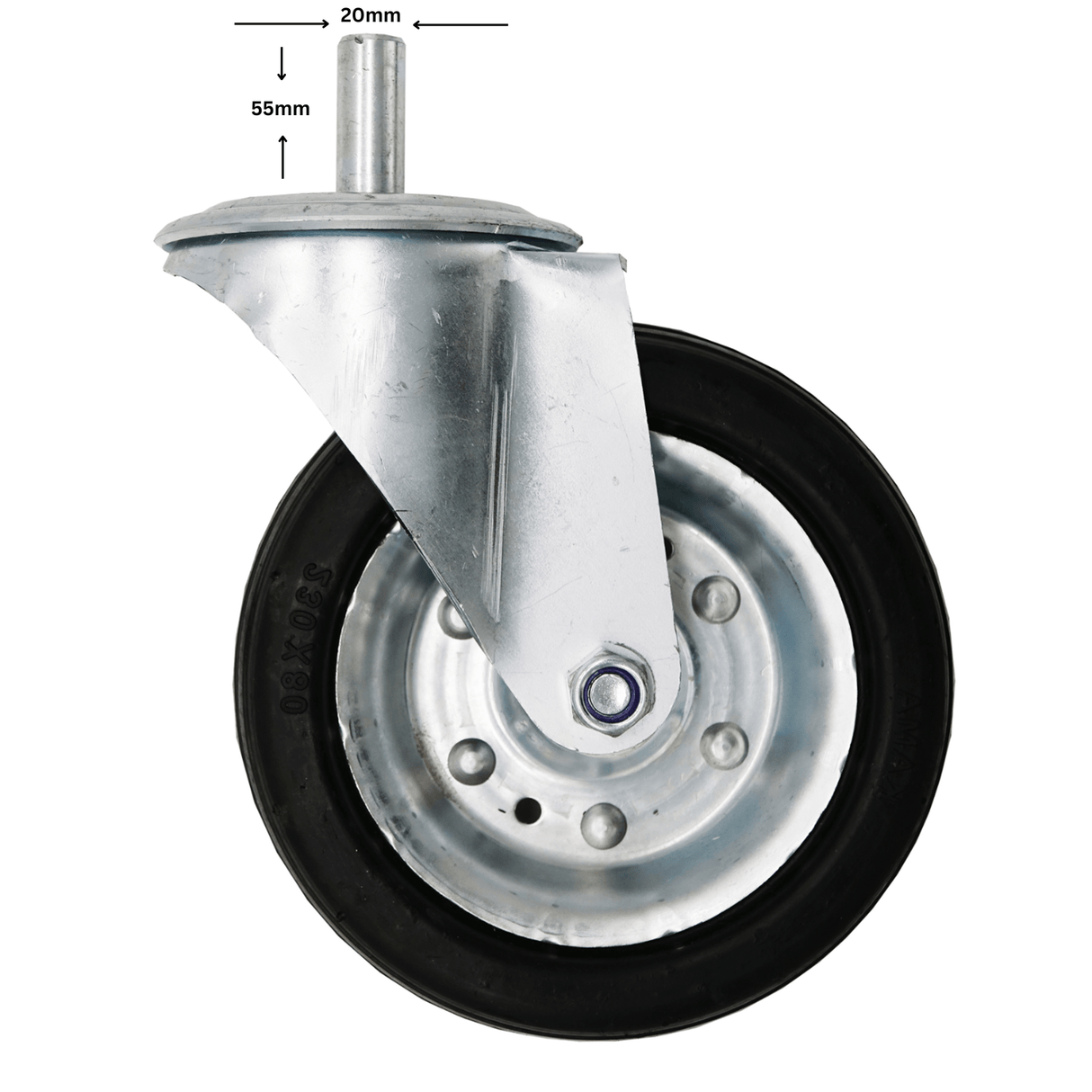 Lenkrolle ohne Bremse