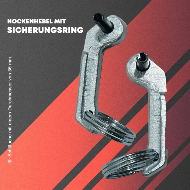 Nockenhebel mit Sicherungsring 1586