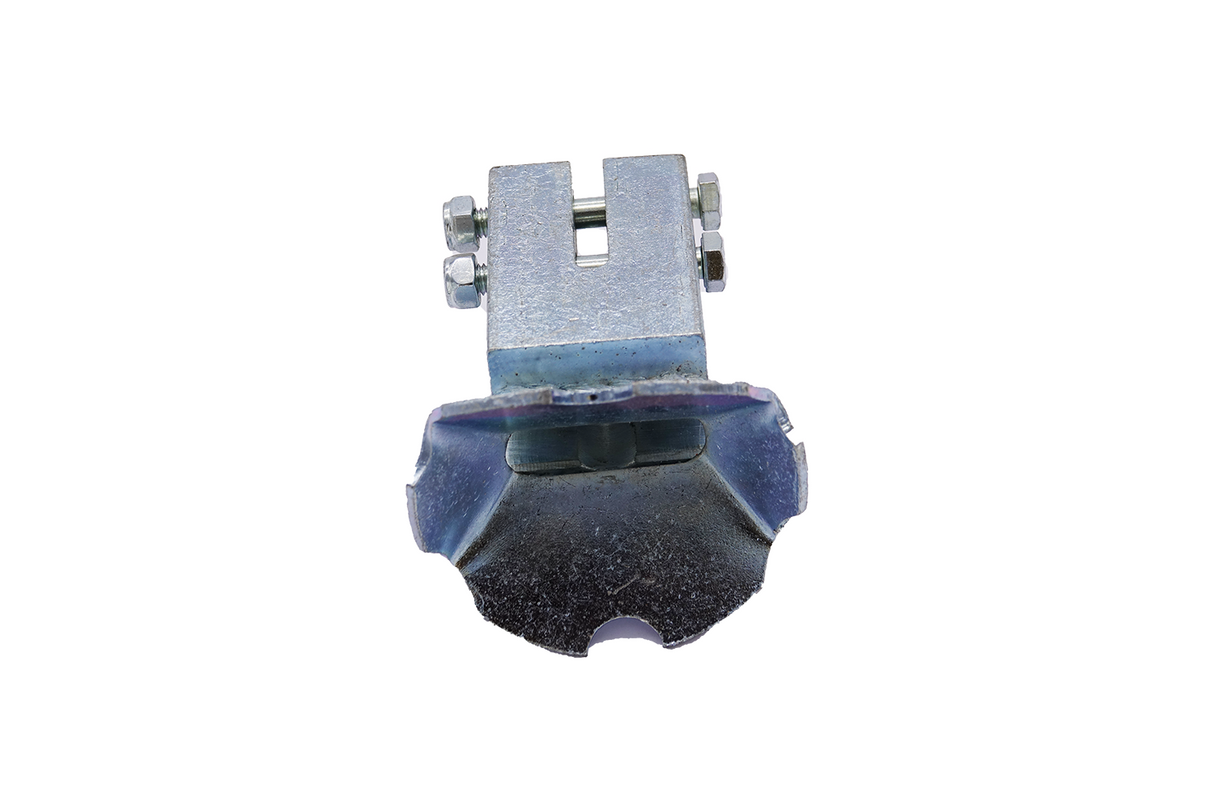 Mitnehmerklaue mit Fangtrichter